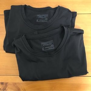 Patagonia capilene baselayer shirts black